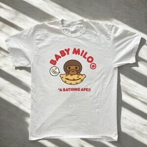 White Baby Milo A Bathing Ape T-Shirt